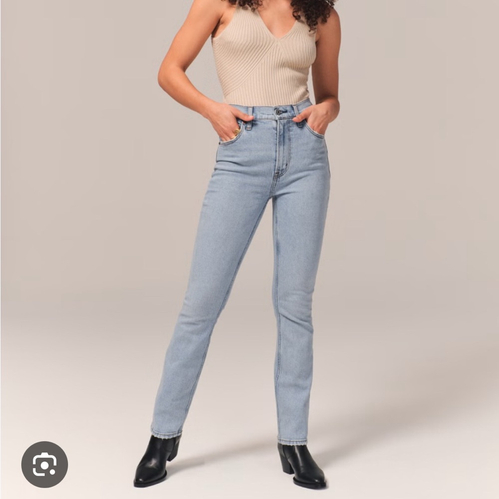 Abercrombie straight leg denim